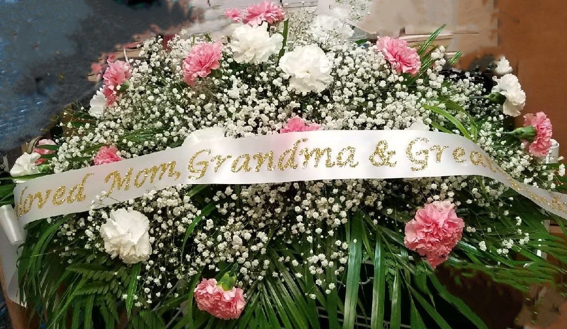 Carnation Casket Spray