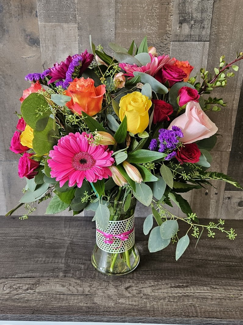 Gerbera Party Arrangement Flower Bouquet