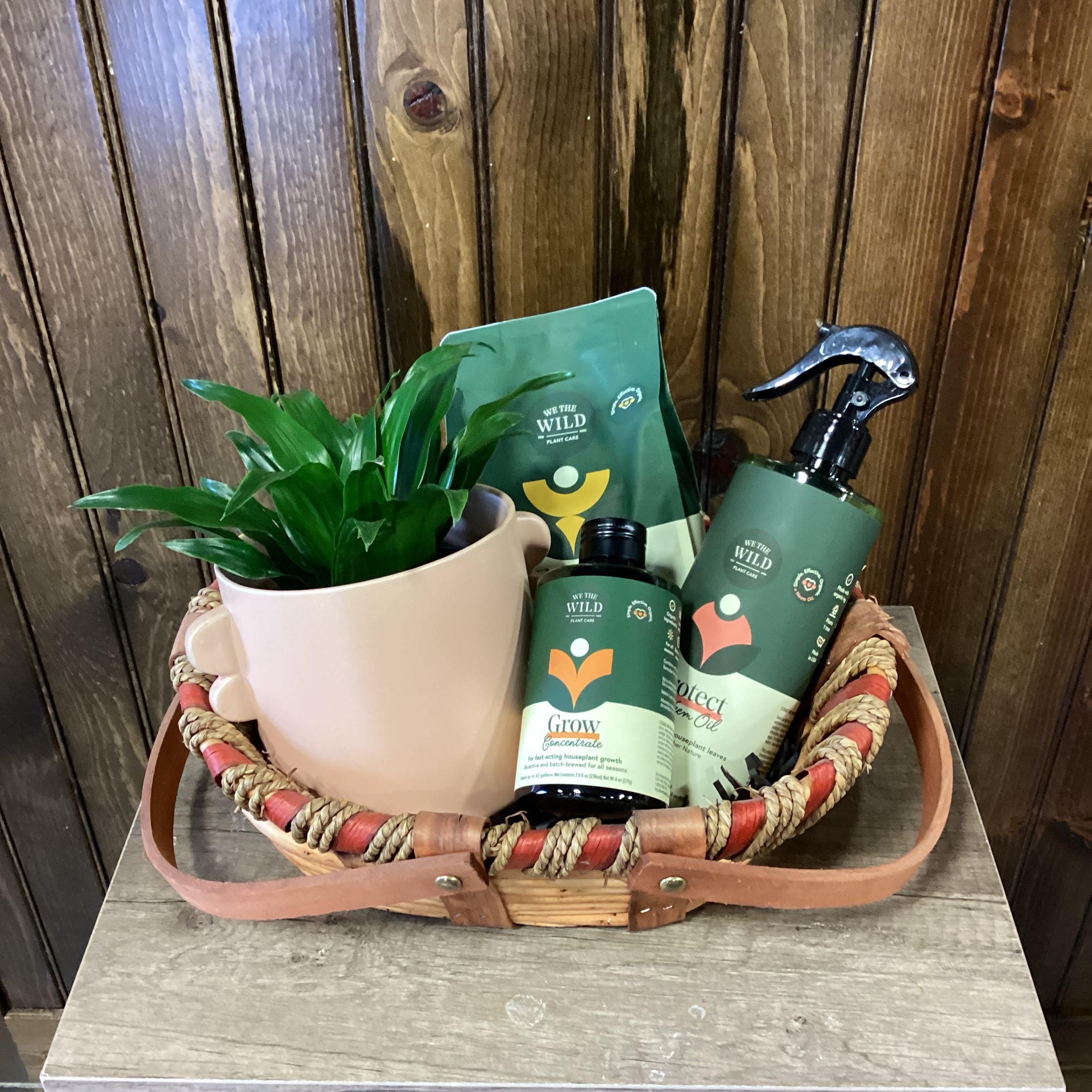 You Grow Girl Gift Basket Flower Bouquet