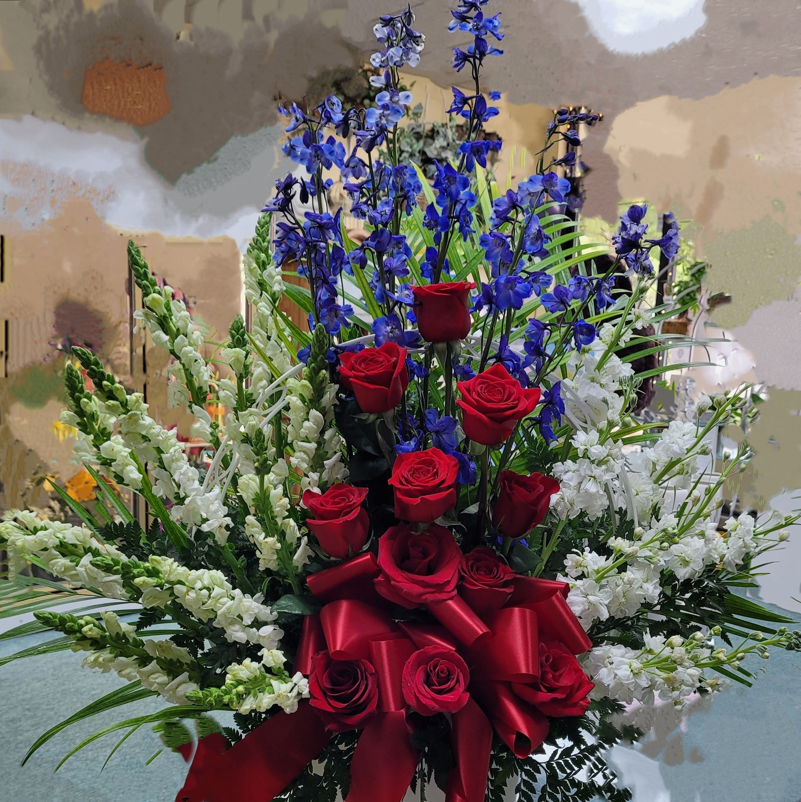Reflections of Honor Funeral Basket