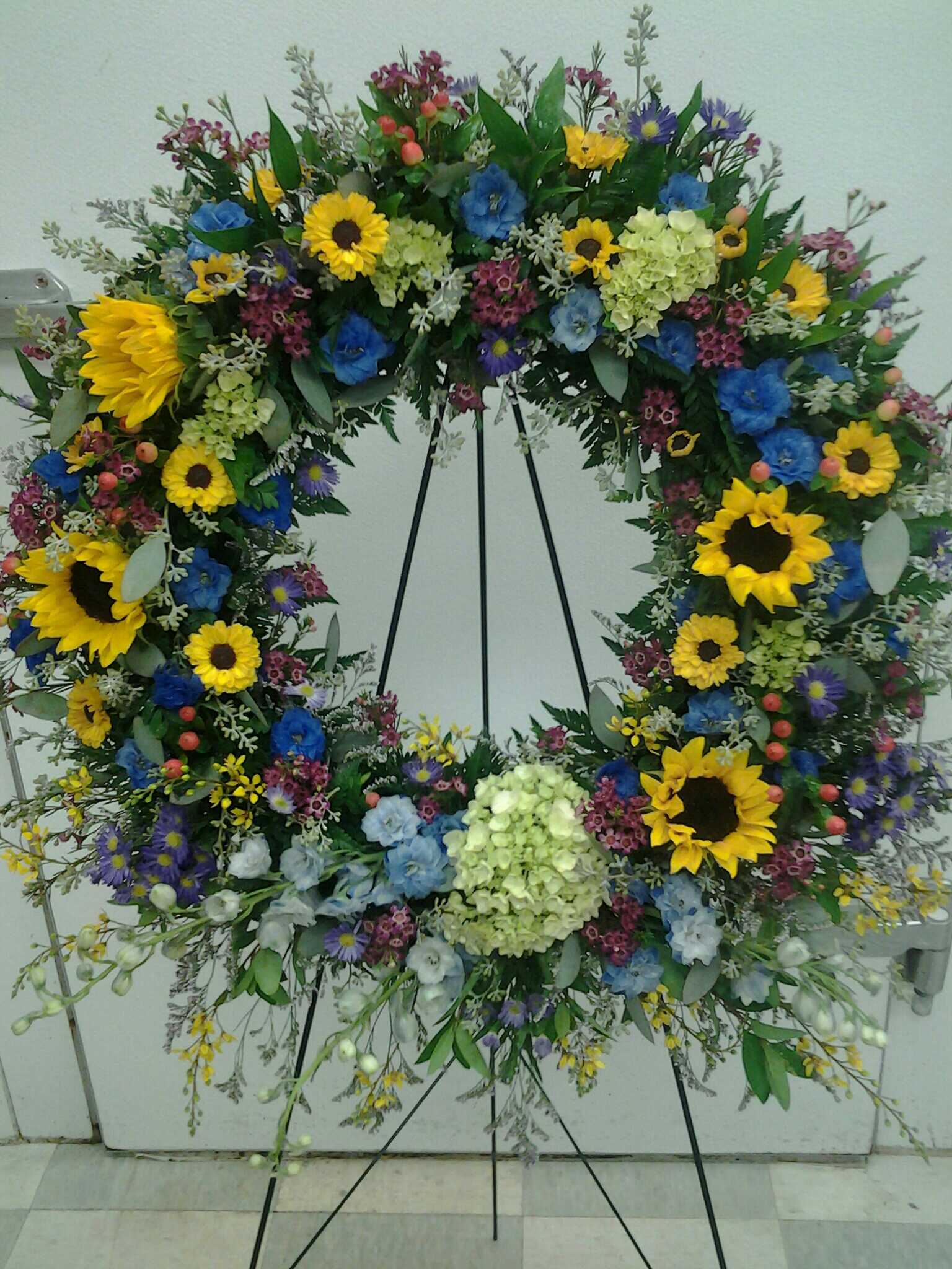 Sunflower Wreath