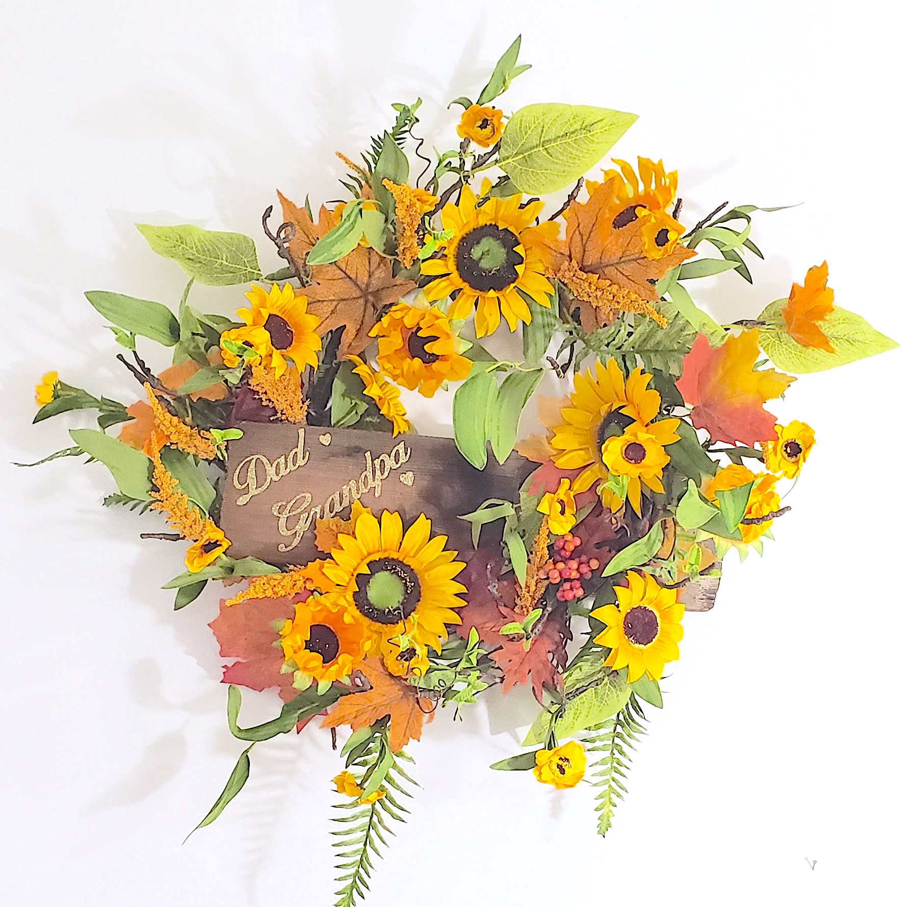 Everlasting Sunflower Wreath