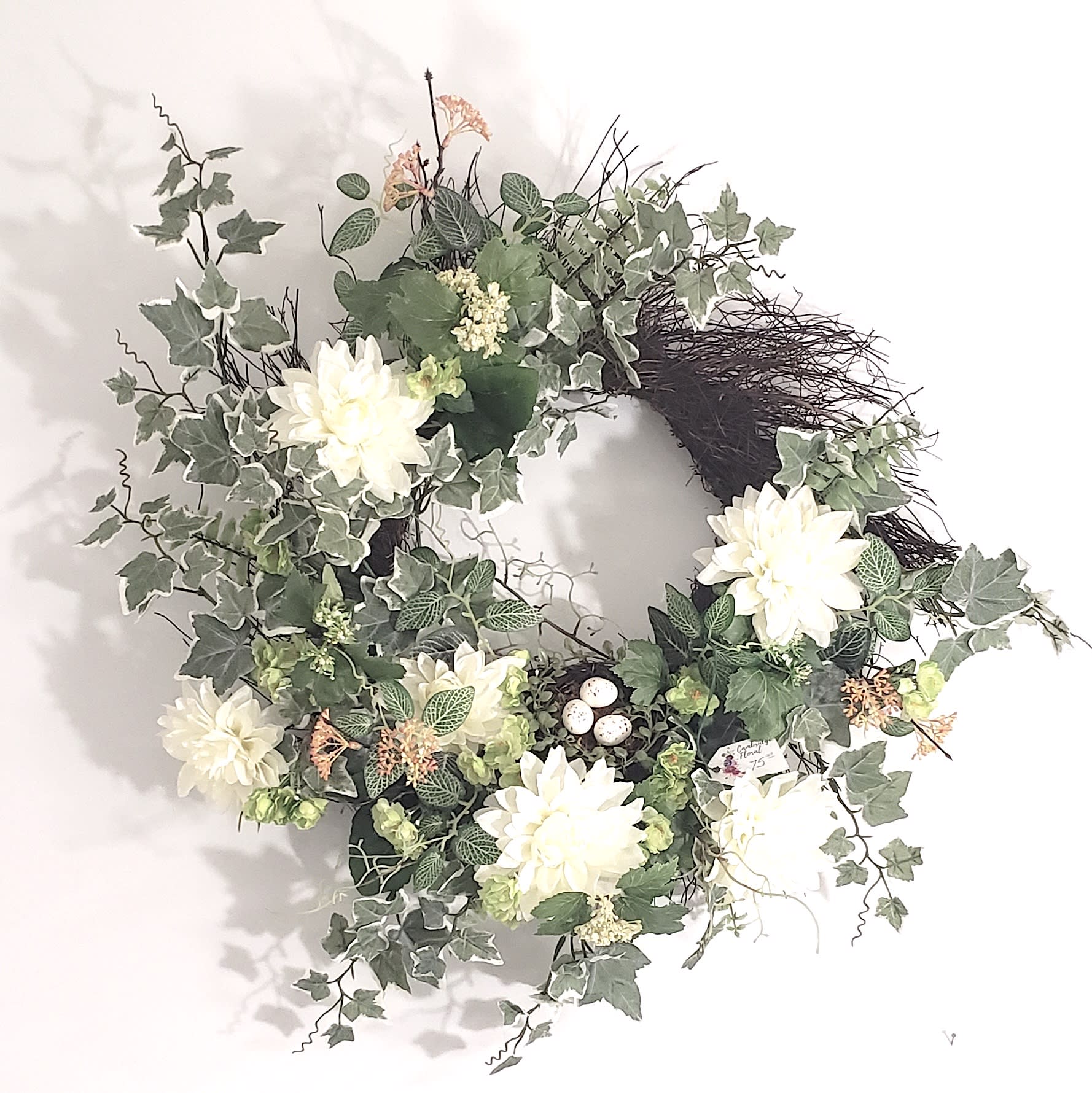 Awakening in White Everlasting Wreath