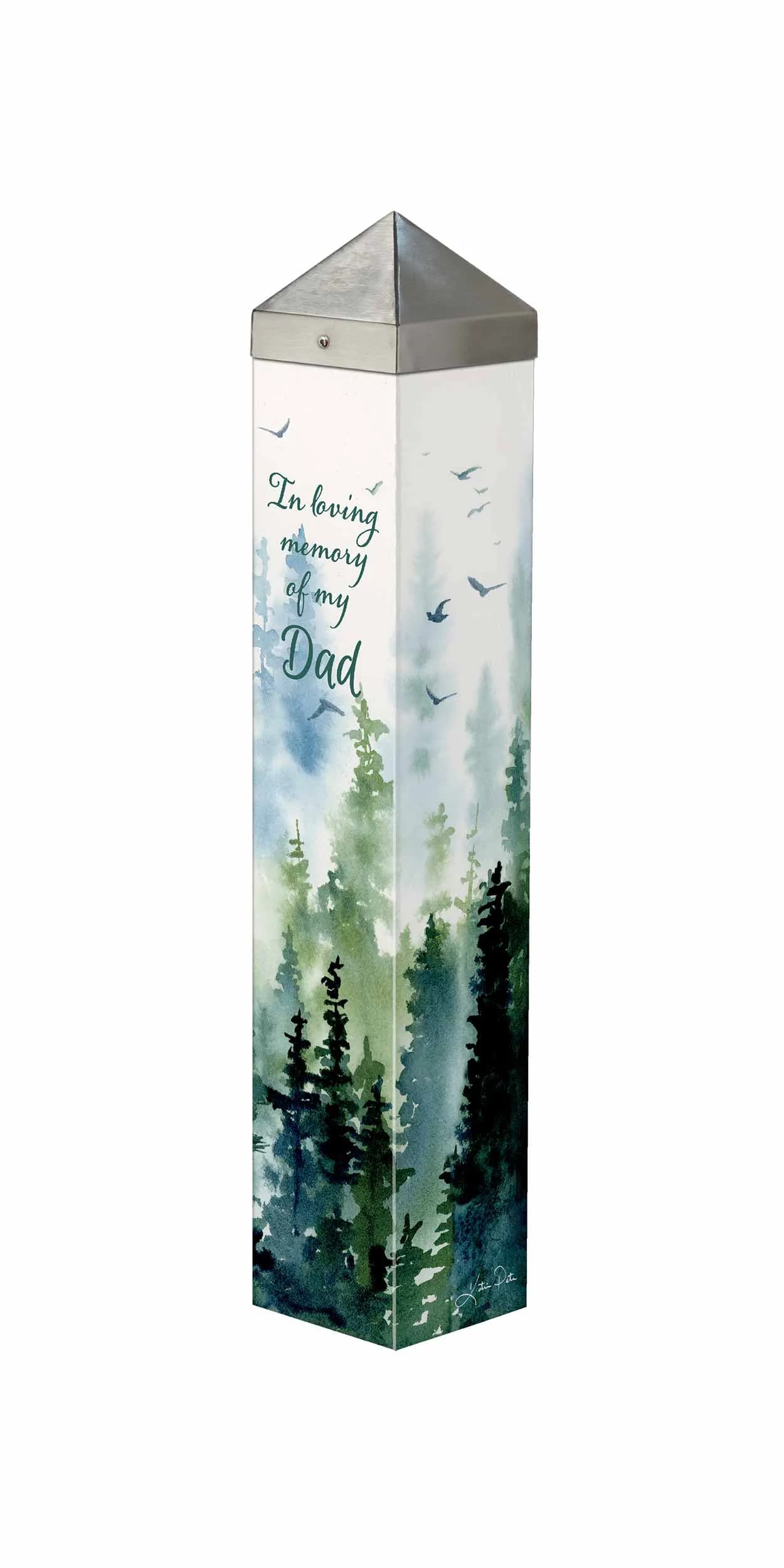 In Memory of Dad 20" Art Pole Flower Bouquet