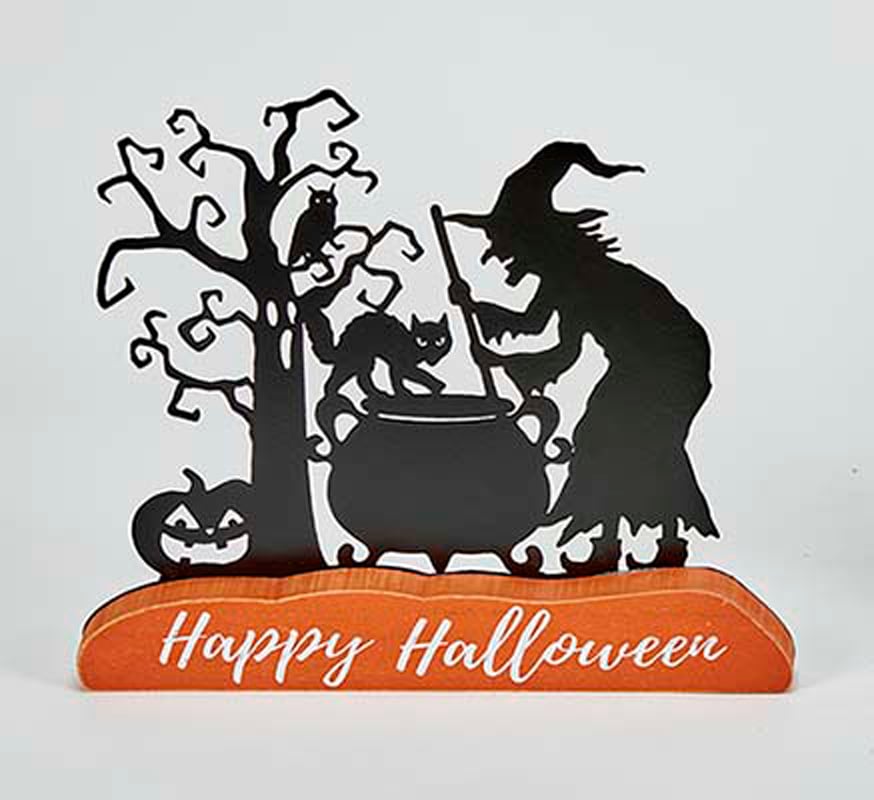 Tabletop Halloween Scene