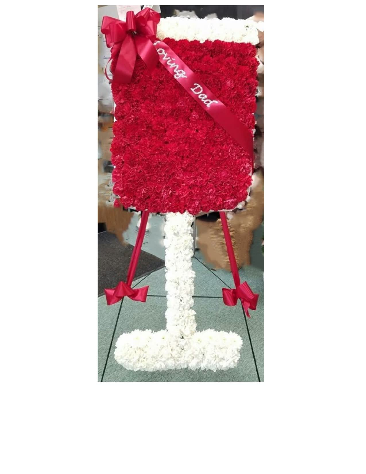 Glass of Spirits Standing Spray