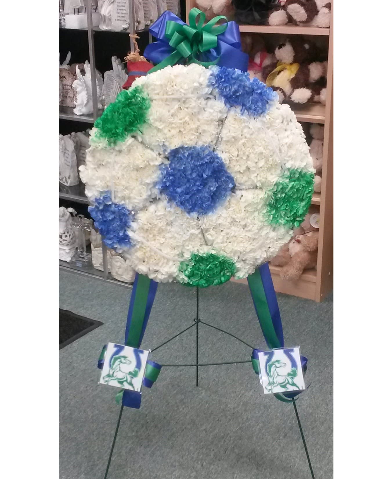 Soccer Ball Standing Spray