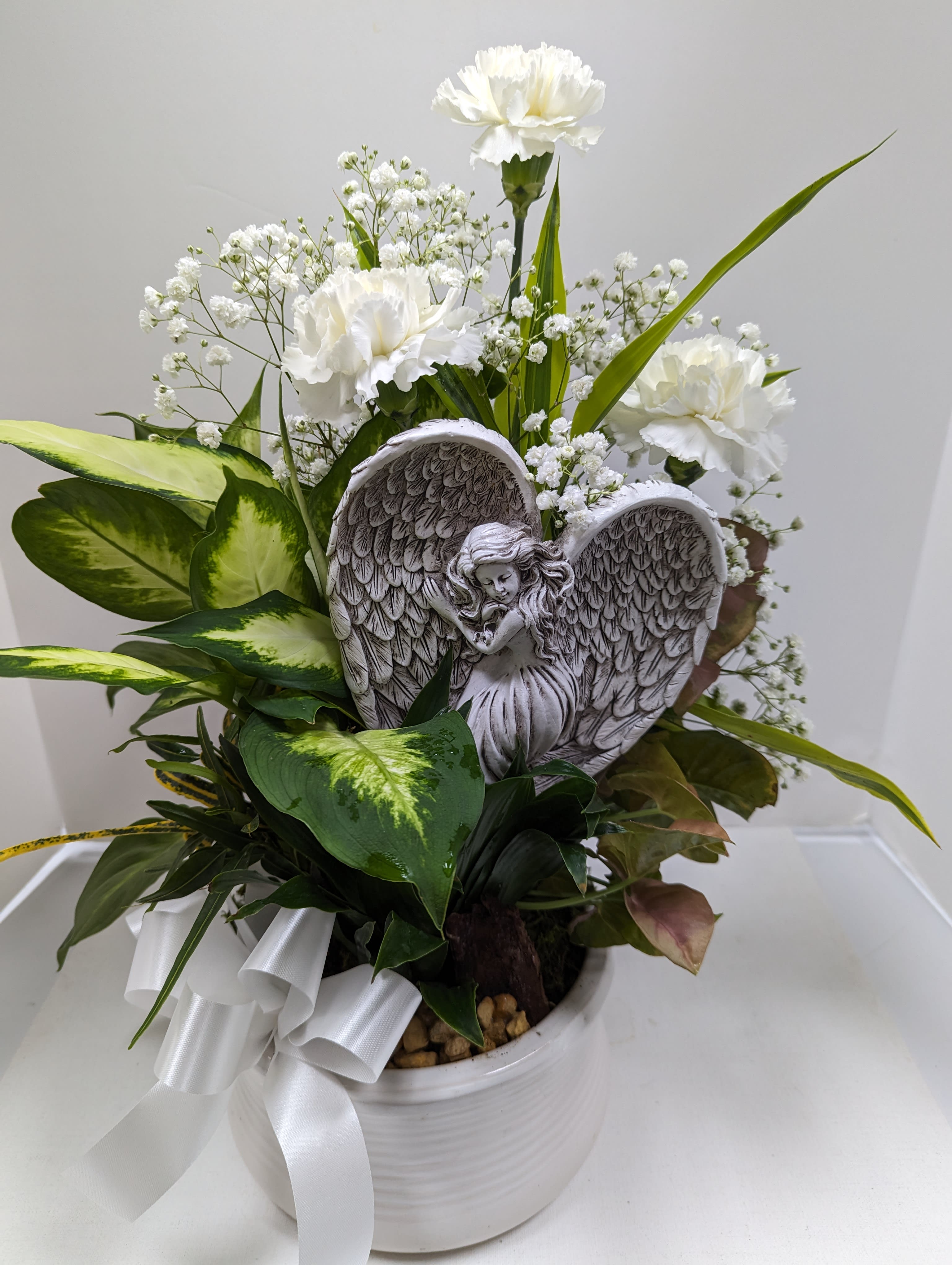 Resting Angel Dish Garden