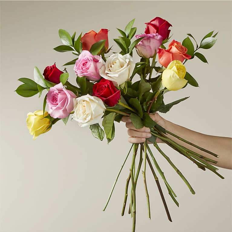 Mixed Roses Flower Bouquet