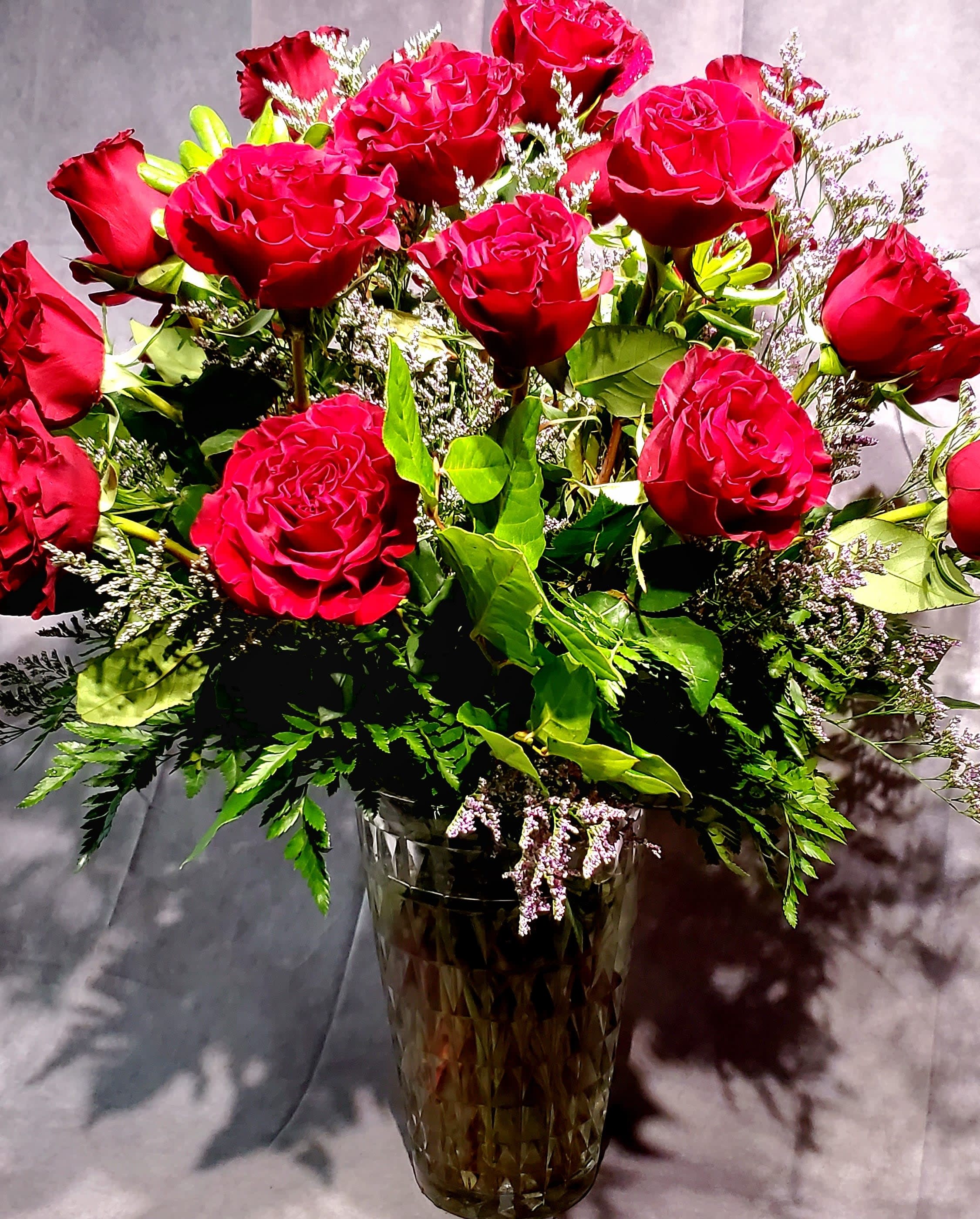 15 Red Rose Bouquet Flower Bouquet