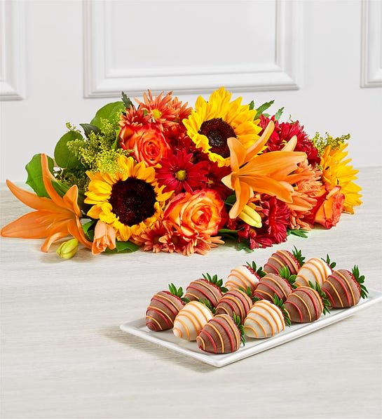 Fields of Europe® for Fall With Gourmet Autumn Dipped Strawberries™