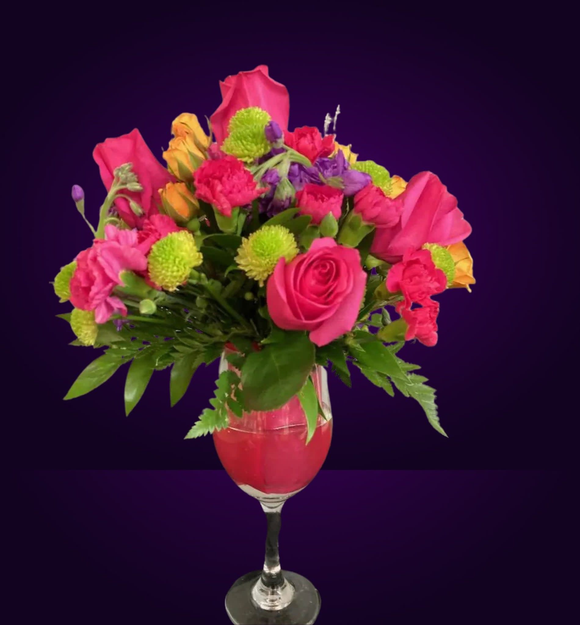 Strawberry Wine Bouquet