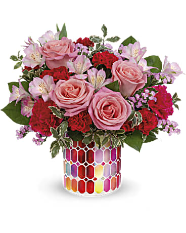 Teleflora's Charming Mosaic Bouquet