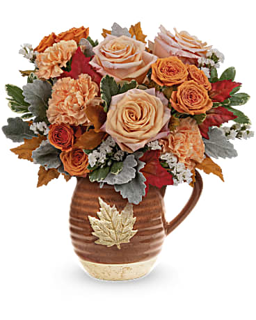 Golden Rose Bouquet by Teleflora