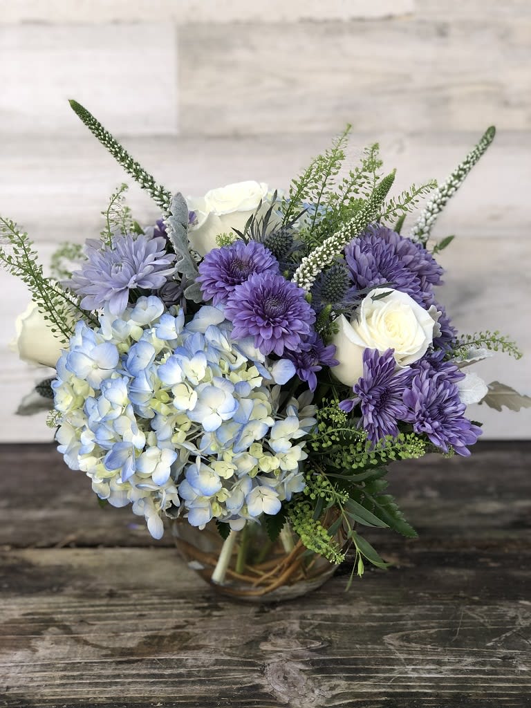 Ocean Blue Flower Bouquet
