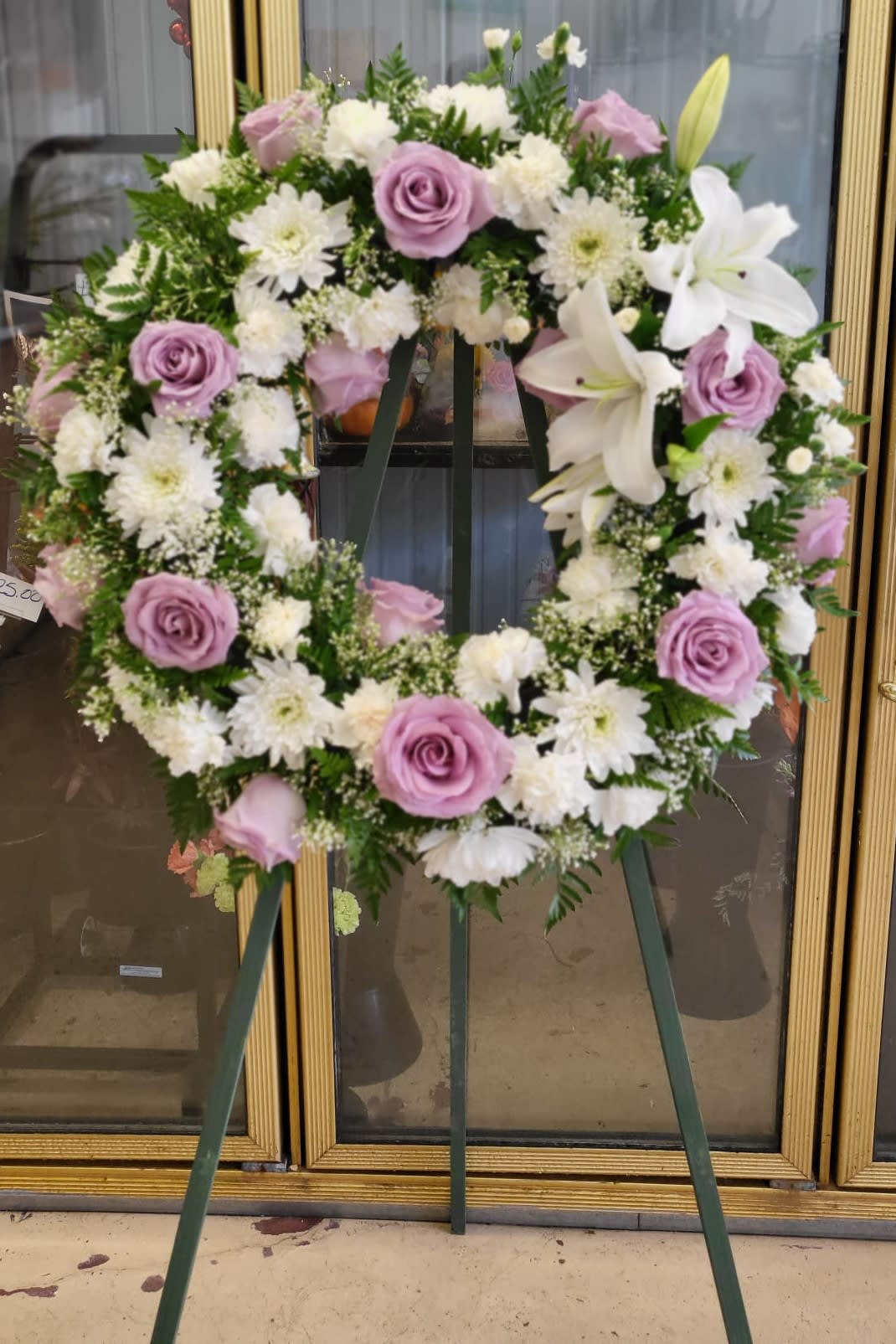 Lavender Wreath Approximately 26 inch overall size