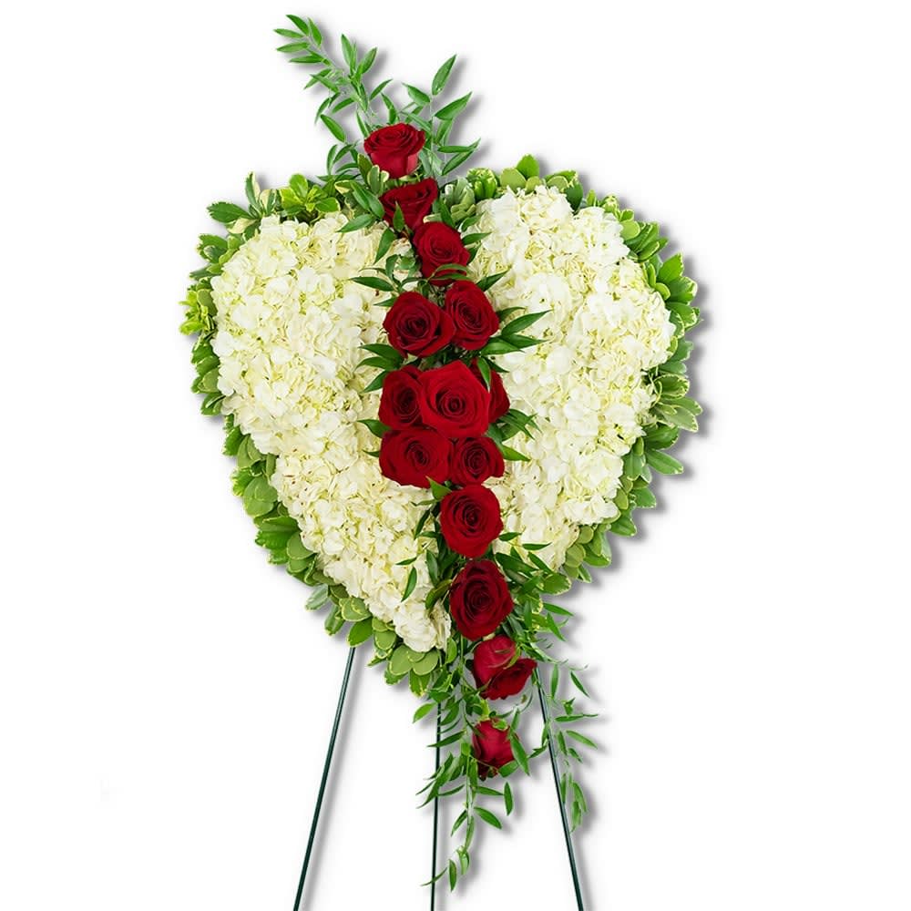 Lost Love Heart Flower Bouquet