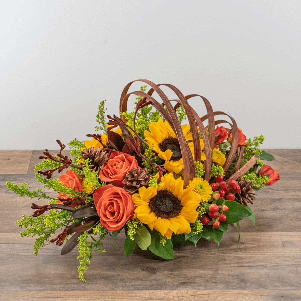 Creative Cornucopia Flower Bouquet