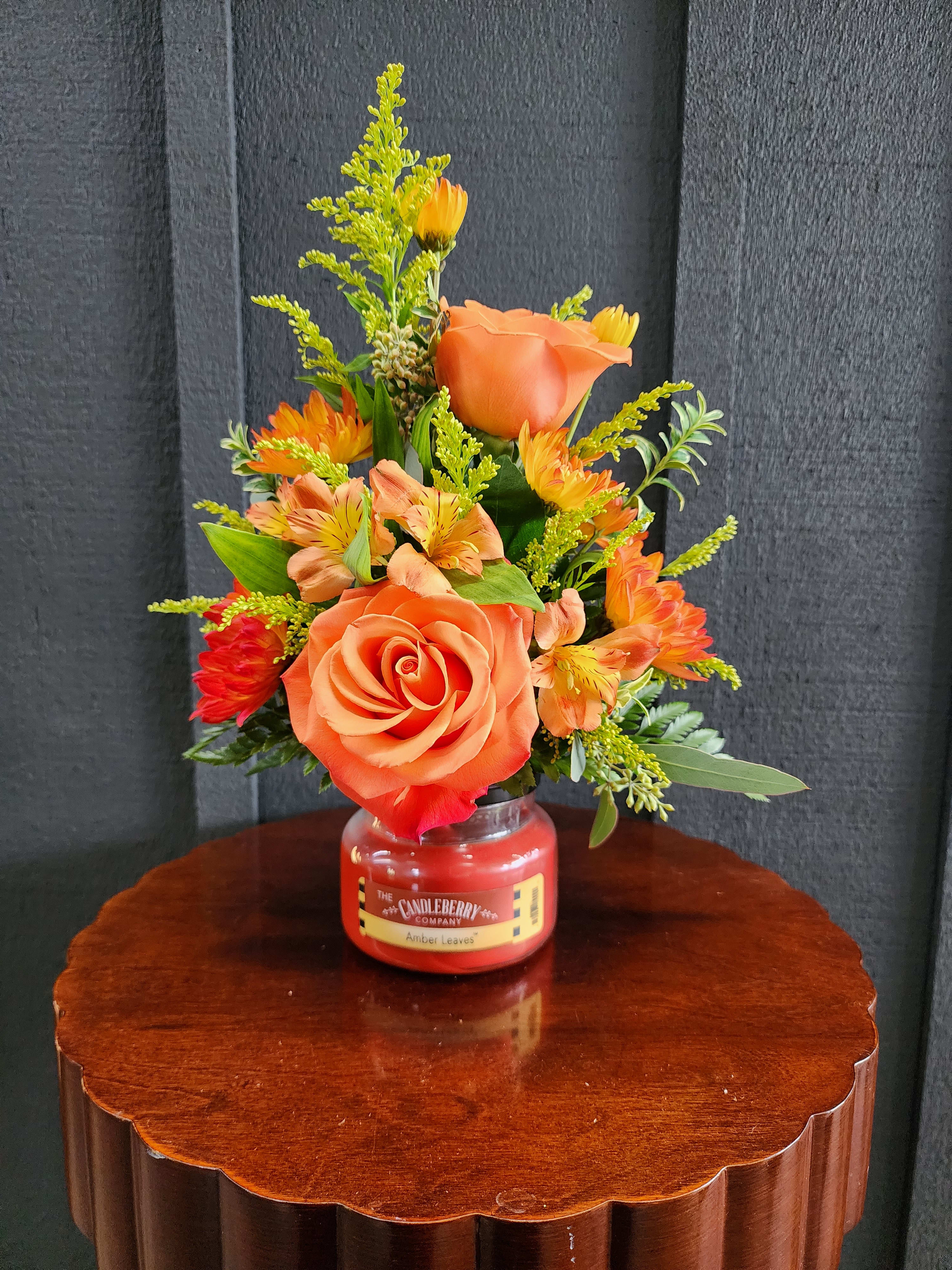 Fall Candle Bouquet Flower Bouquet