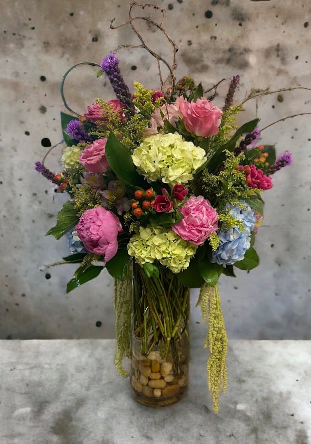 Colorful Tall Cylinder