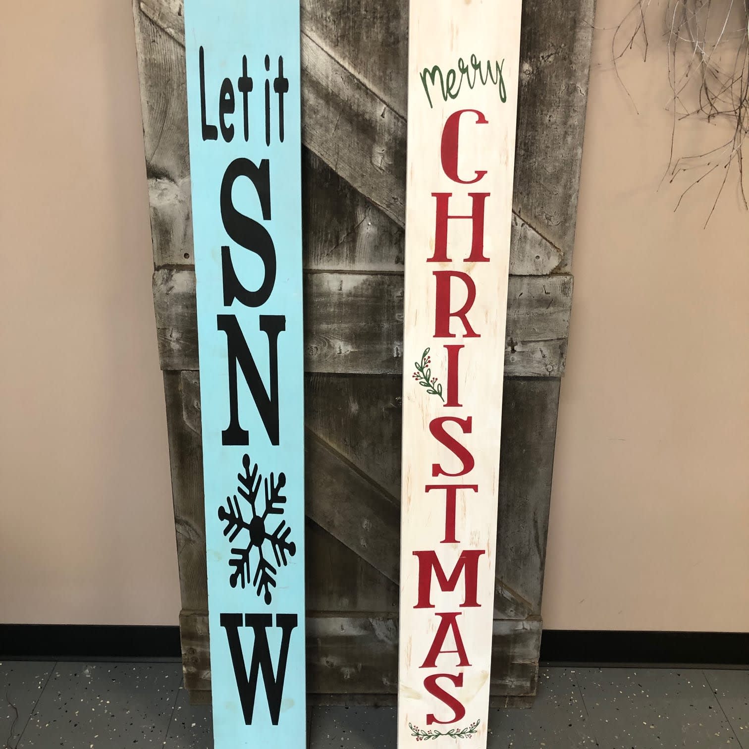 Christmas Standing Signs