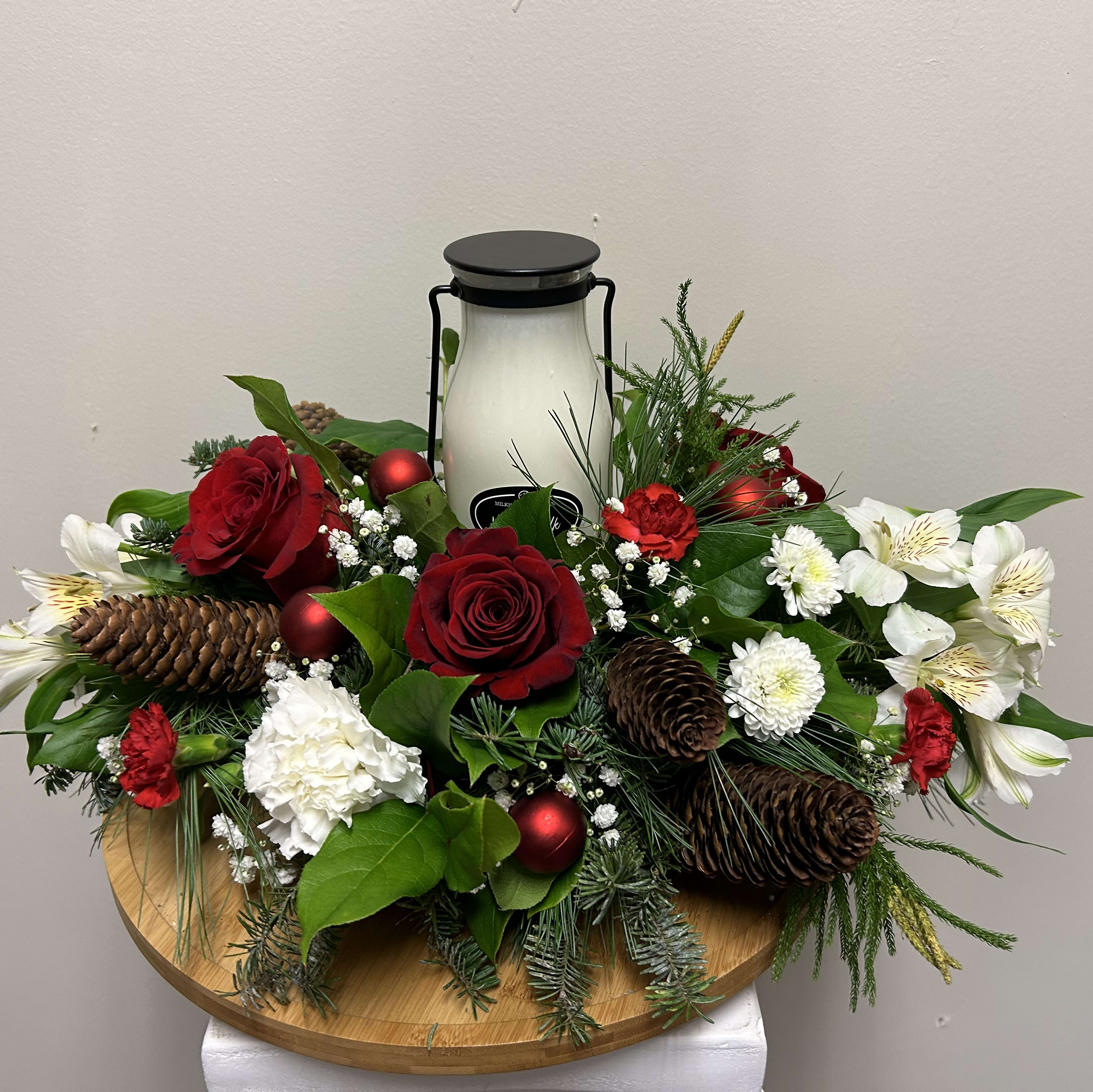Milkhouse Candle Centerpiece