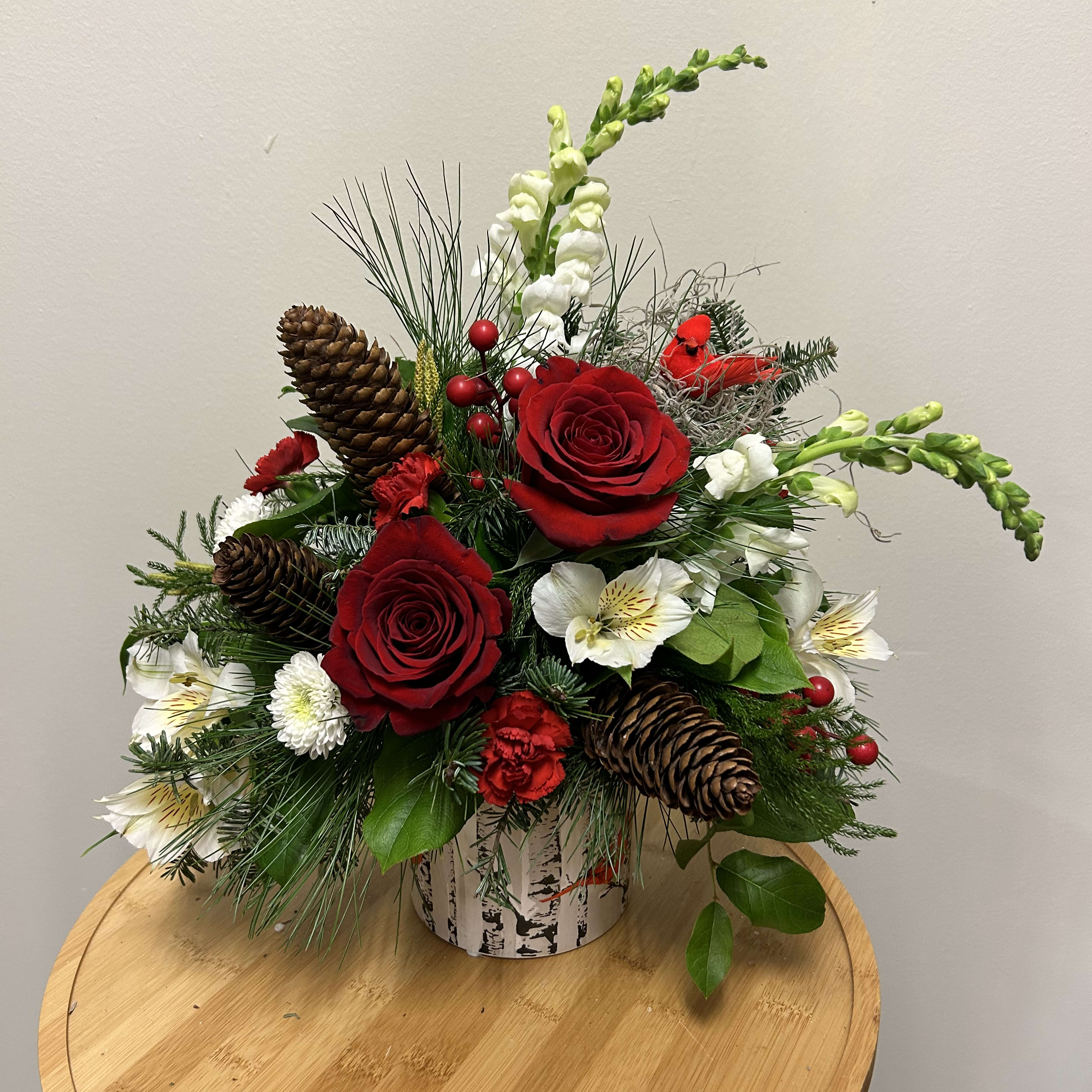 Birch Cardinal Christmas