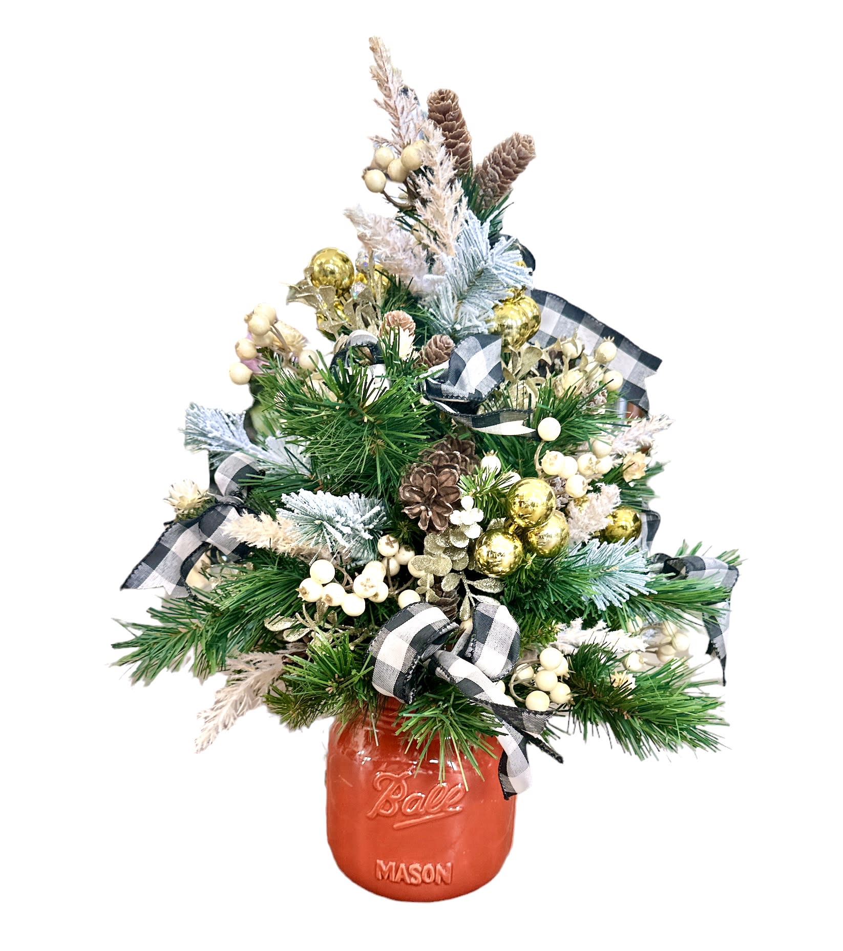 Country Christmas Tree Flower Bouquet