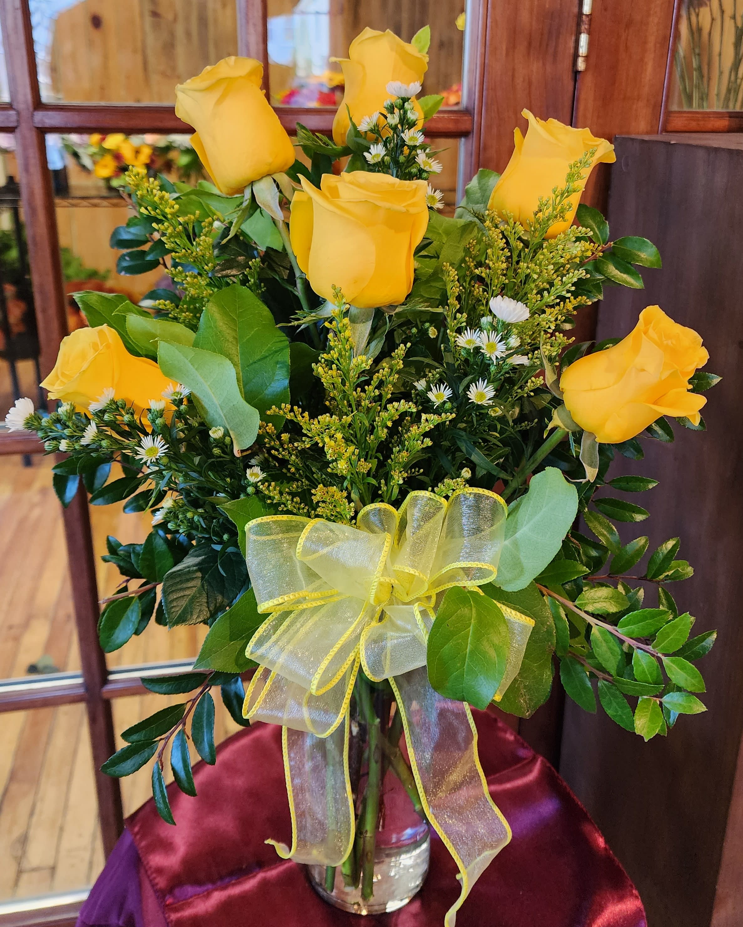 Yellow Rose of Friendship Flower Bouquet