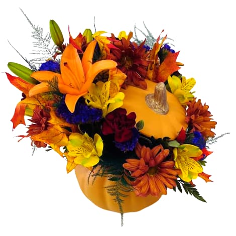 Rustic Amber Pumpkin IF-5022