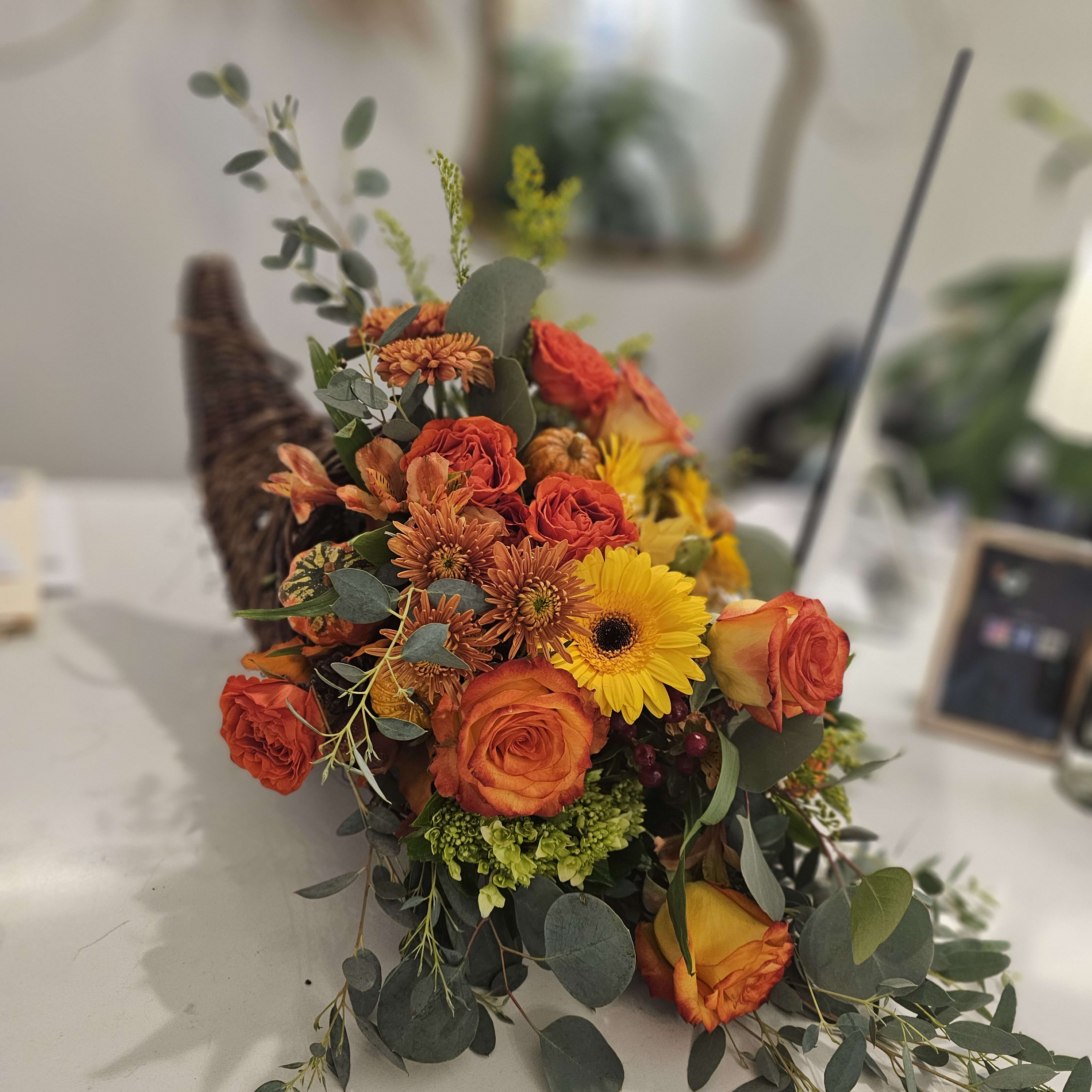 Bountiful Cornicopia Flower Bouquet