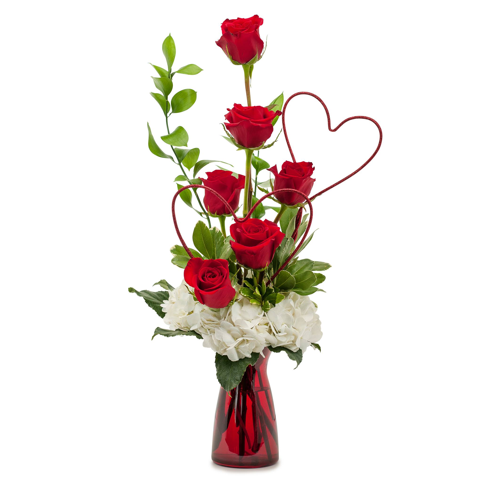1/2 Doz Red Roses Flower Bouquet