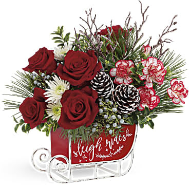 Teleflora's Dashing Sleigh Bouquet