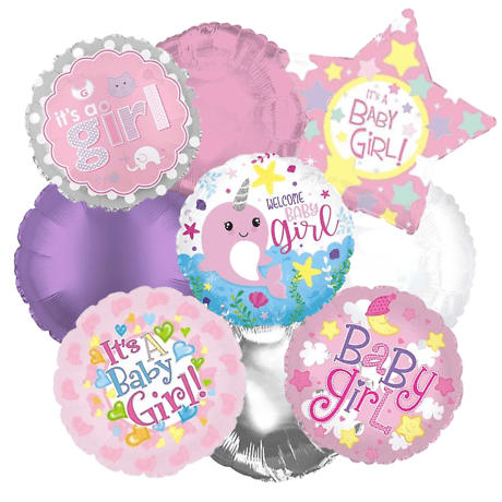 Baby Girl Balloon Package