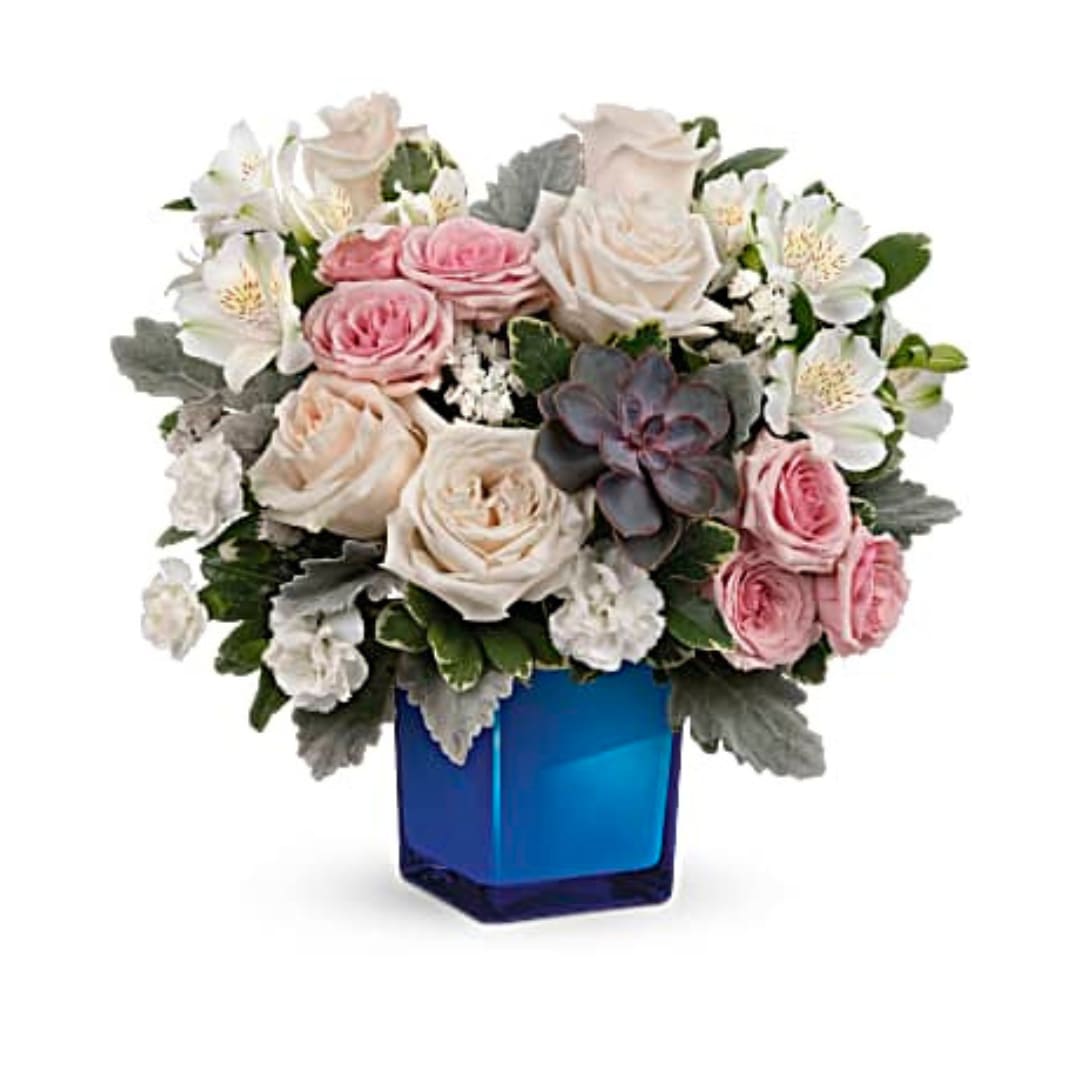 Enchanting Blue Flower Bouquet
