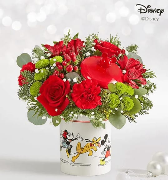 Disney Mickey Mouse and Friends Holiday Cookie Jar