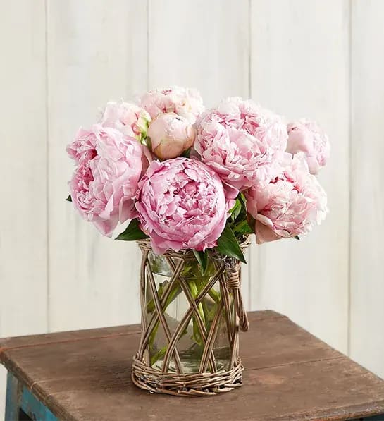 Rustic Rapture Peony Arrangement Flower Bouquet