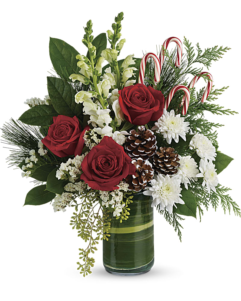 Teleflora's Festive Pines Bouquet