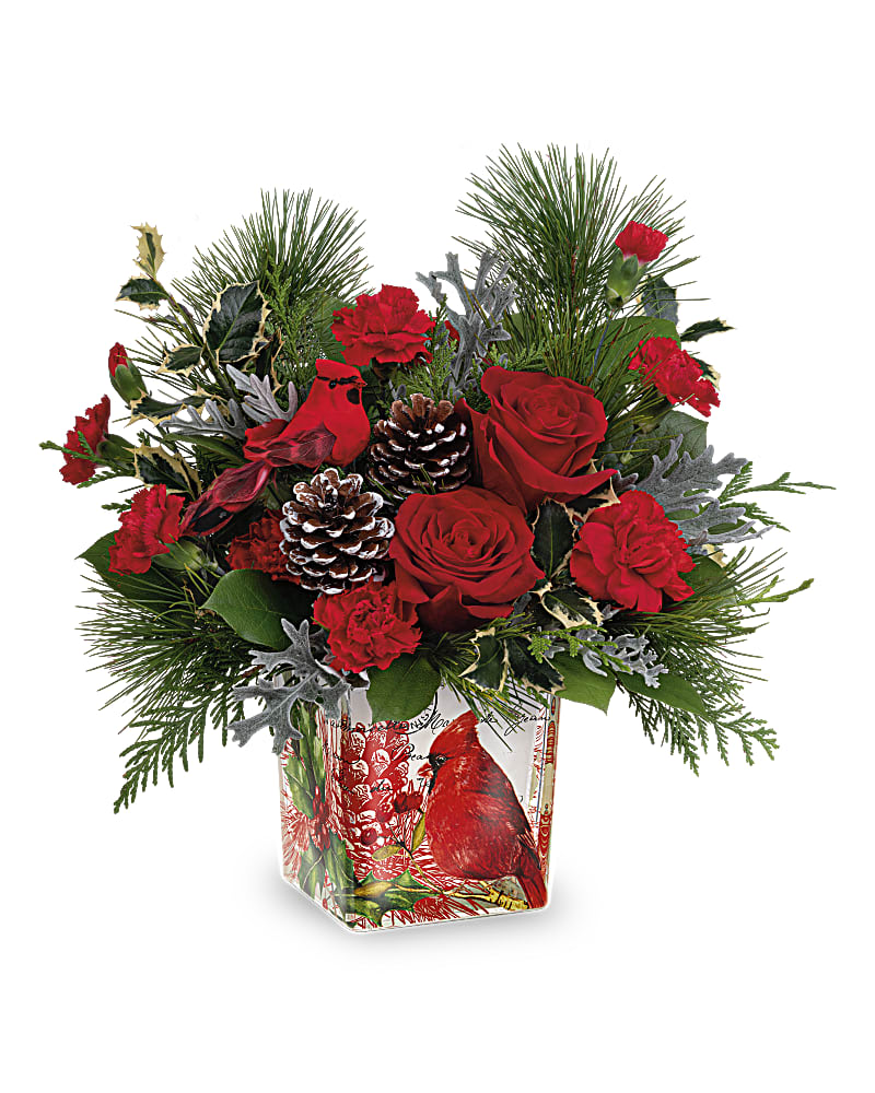 Cardinal Cheer Bouquet