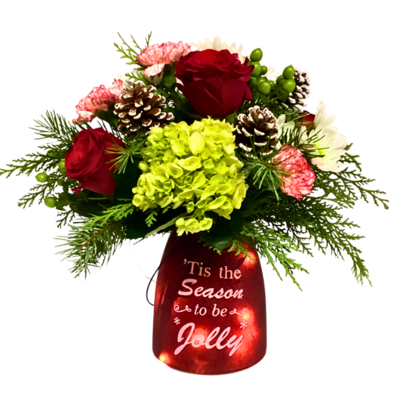 Merry & Bright Flower Bouquet
