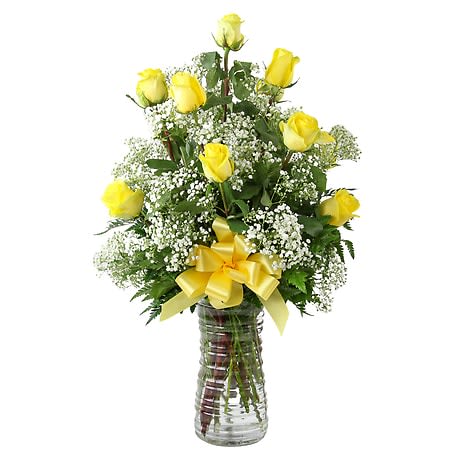 1 Doz Yellow Roses