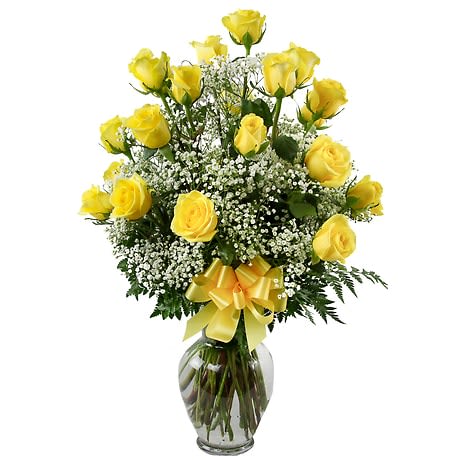 2 Doz yellow Roses
