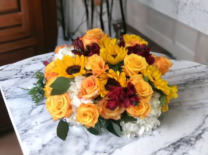 Sunlit Morning Flower Bouquet
