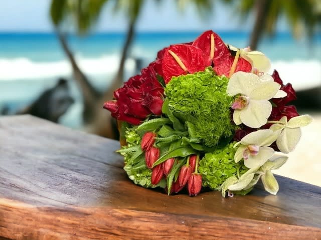Tropical summer Flower Bouquet