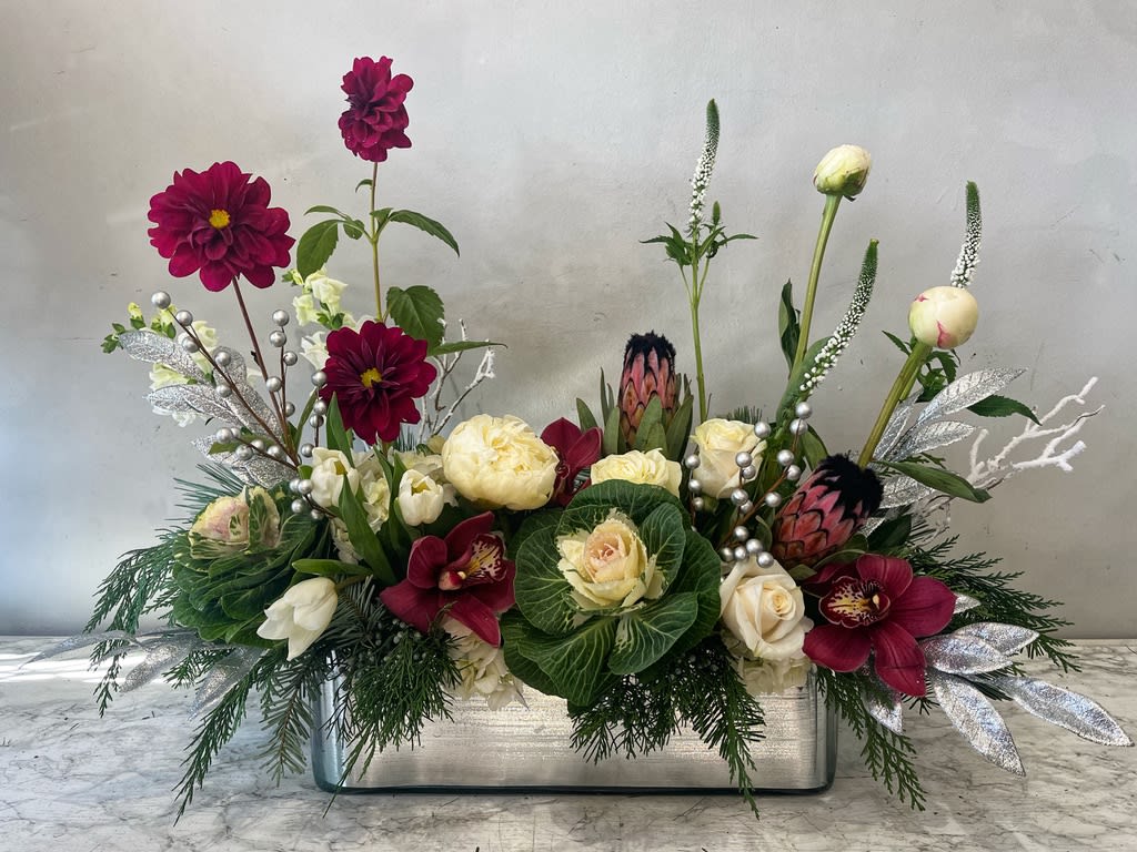 Silver wishes Flower Bouquet