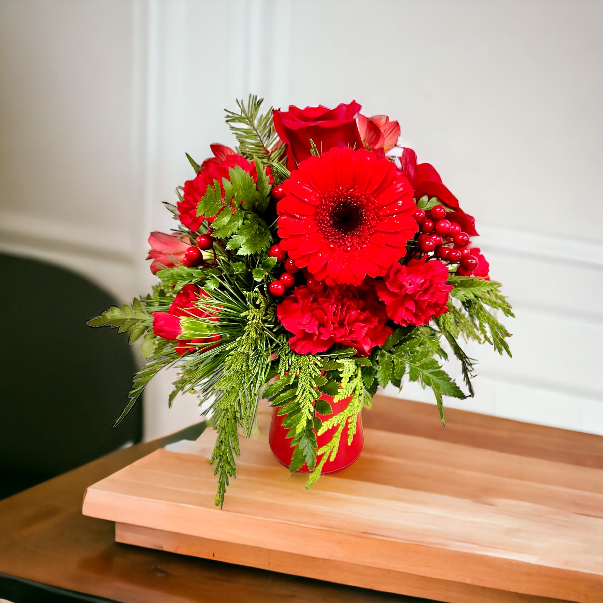 Rouge Radiance Festive Bouquet