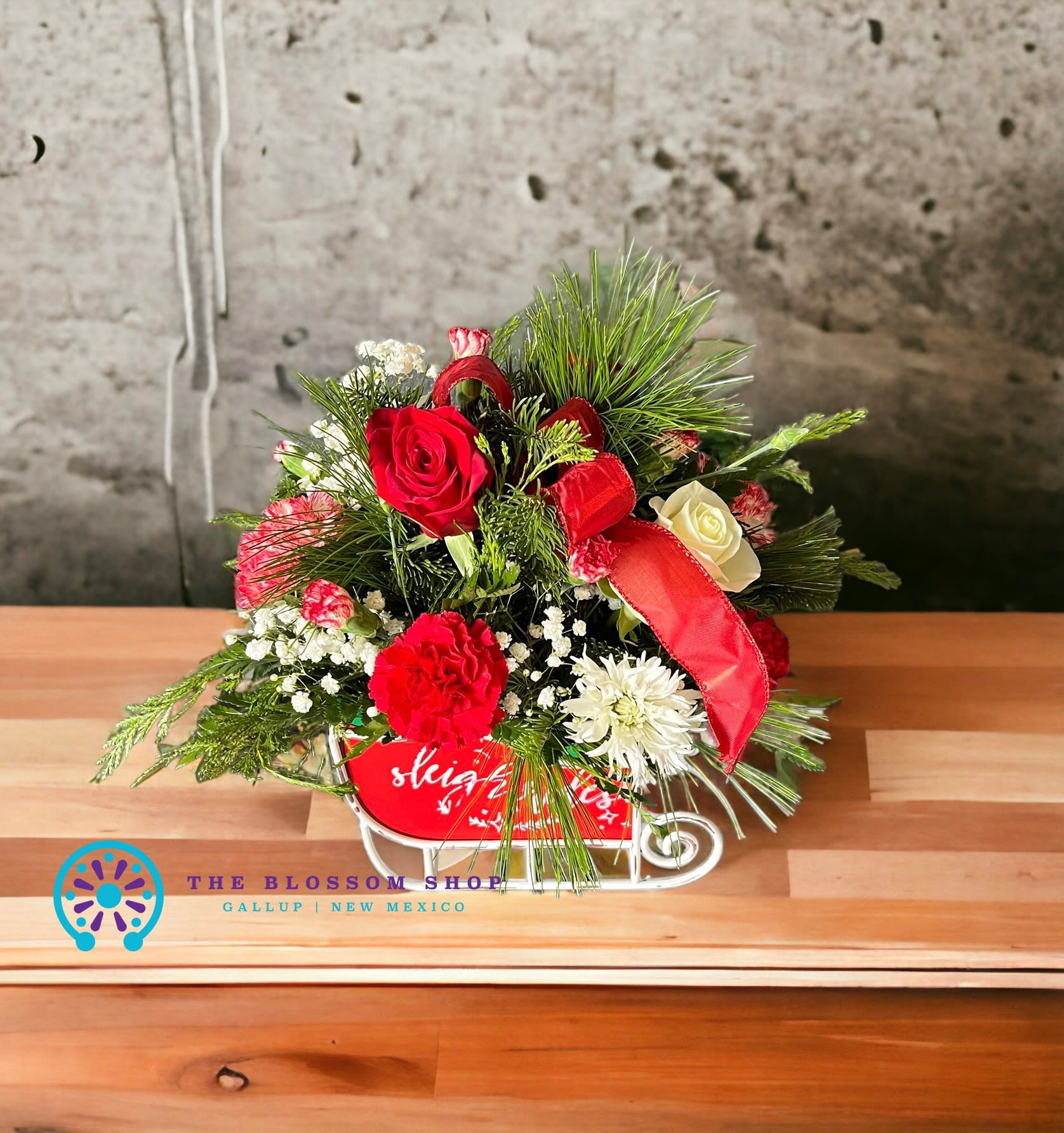 Christmas Flower Delivery Gallup NM The Blossom Shop