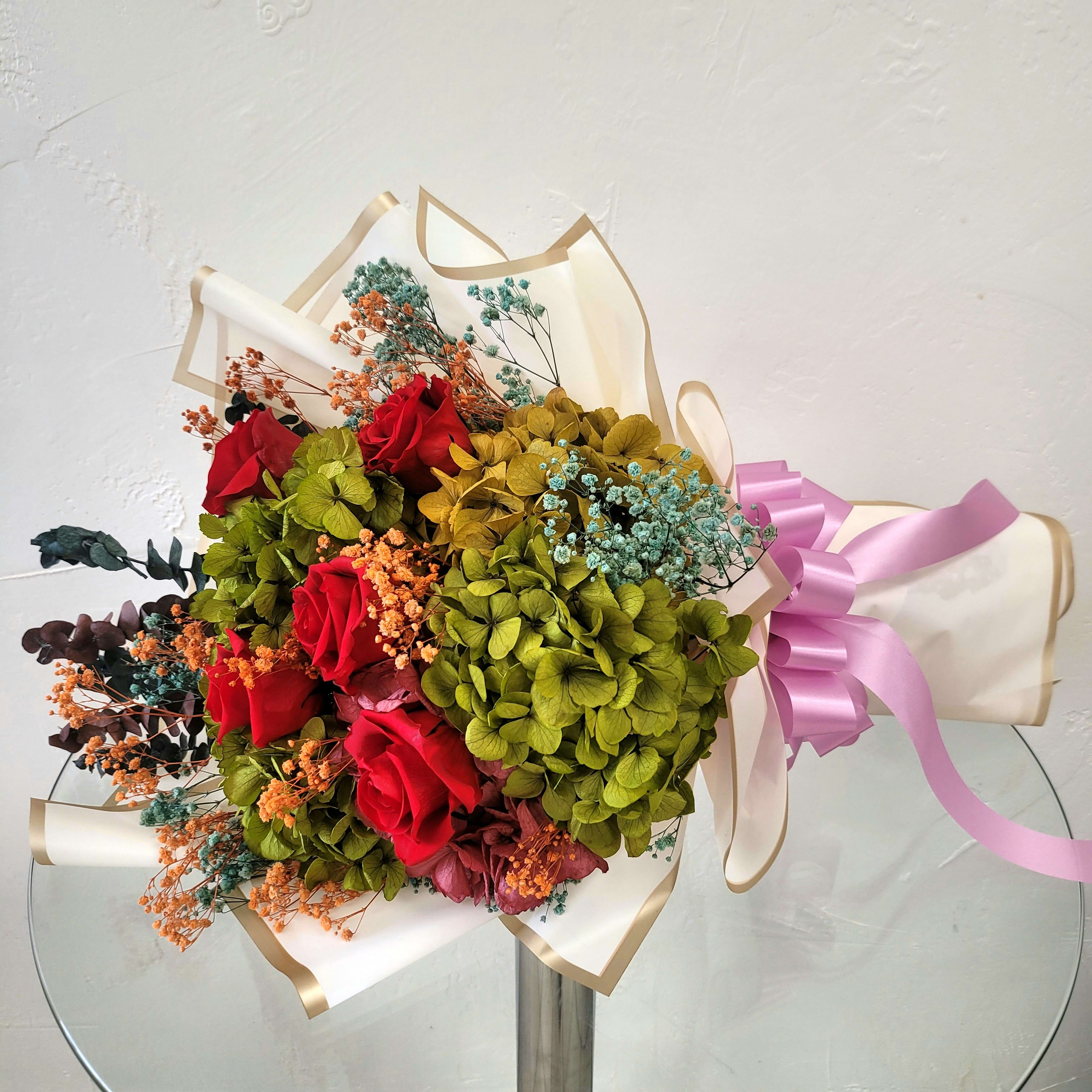 Hand-tied Preserved Bouquet Flower Bouquet
