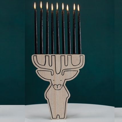 Frankie The Deer Menorah