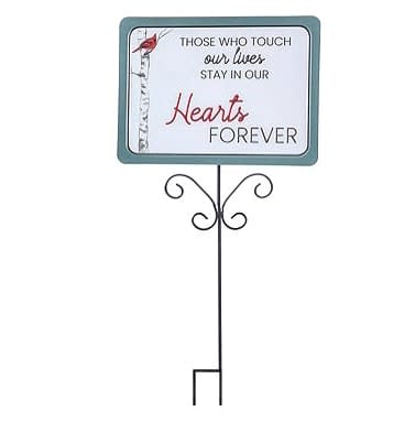 Enamel Painted Cardinal Stake